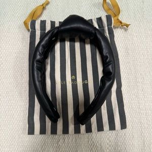 Lele Sadoughi vegan leather headband
